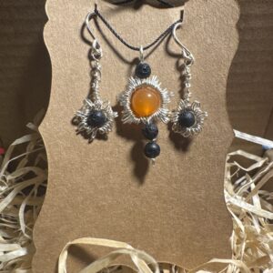 1 Set Lavasteine und Feuerachat