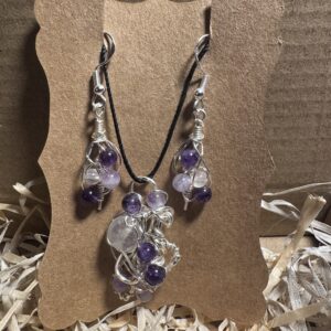1 Set Amethyst und Mondstein