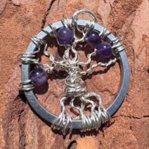 Lebensbaum Amethyst Anhänger