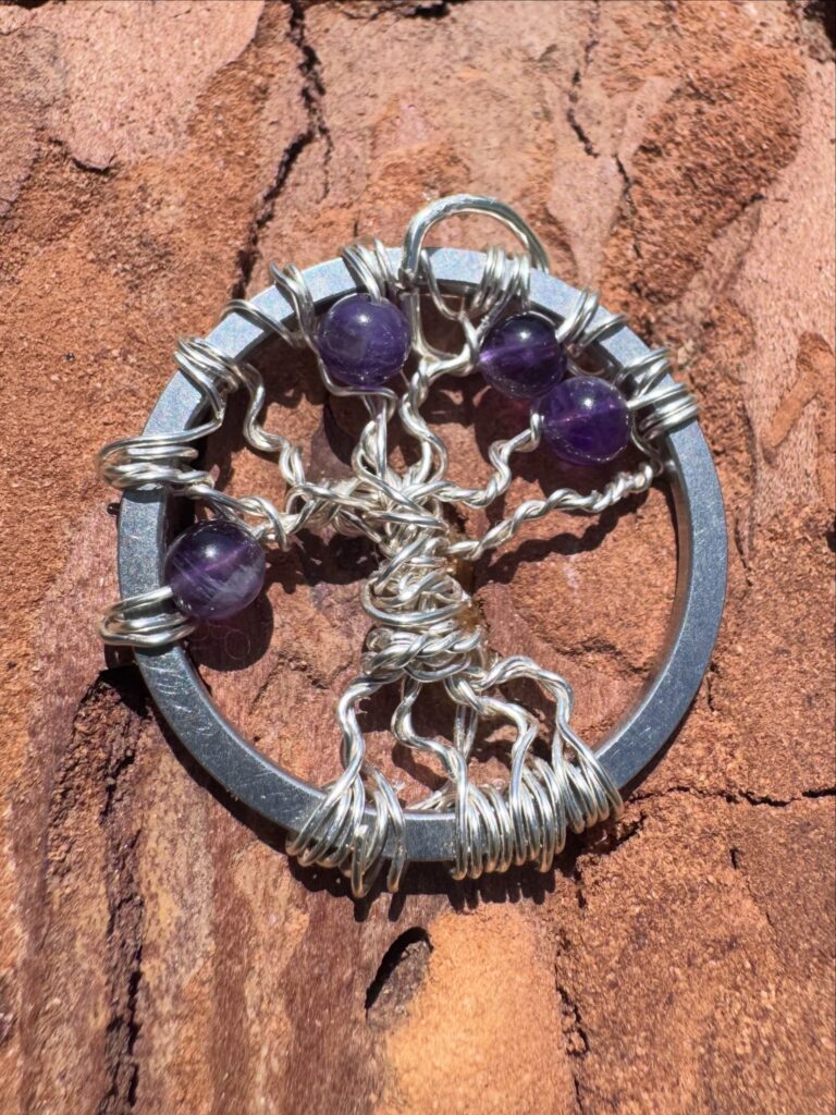 Lebensbaum Amethyst Anhänger
